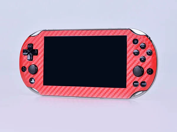 

Red Carbon Fiber Vinyl Skin Sticker Protector for Sony PS vita 2000 PSvita PSV 2000 skins Stickers for PSV2000