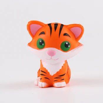 

Squishy Kawaii Cute Little Tiger Slow Rising Soft Squeeze Fun Decompression Kids Toys Phone Straps Children's Toy Gifts