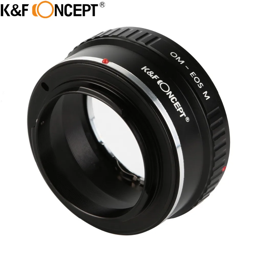K&F CONCEPT OM EOS M Camera Lens Mount Adapter Ring with Tripod for