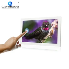 15,6 дюймов 12 вольт digital signage 1080 p ЖК-монитор стандарта VGA сенсорный монитор