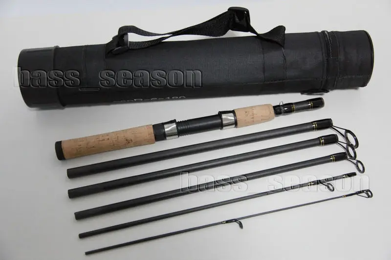 

6.88FT 2.1M 6 Sections Travel Fishing Rod Spinning Rod Carbon Fishing Pole Rod