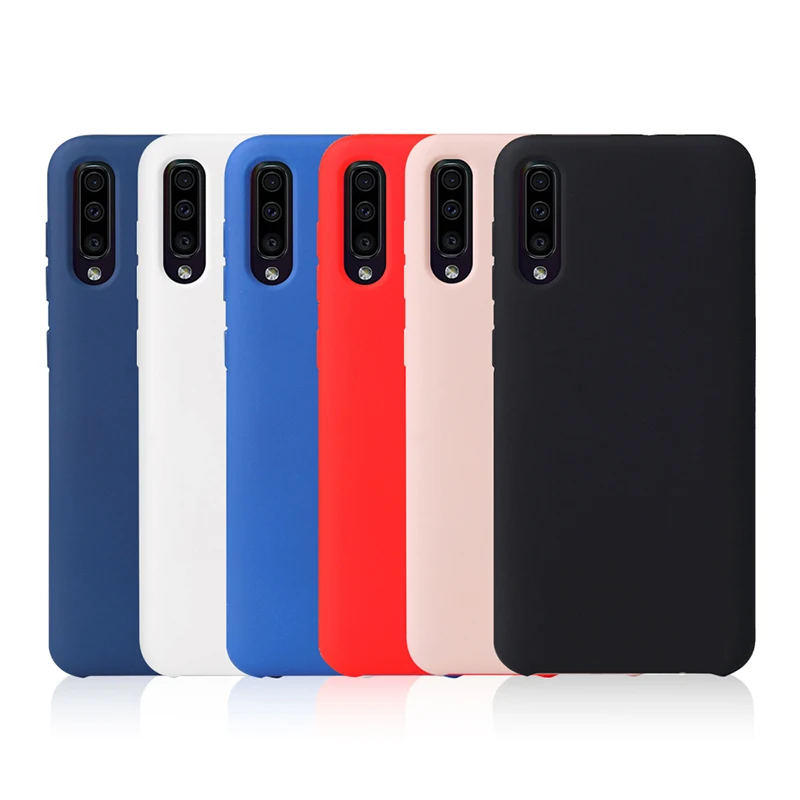 

official original like silicone case for Samsung galaxy A50 A505 cases cover tpu back covers fundas coque hoesje kryt tok etui