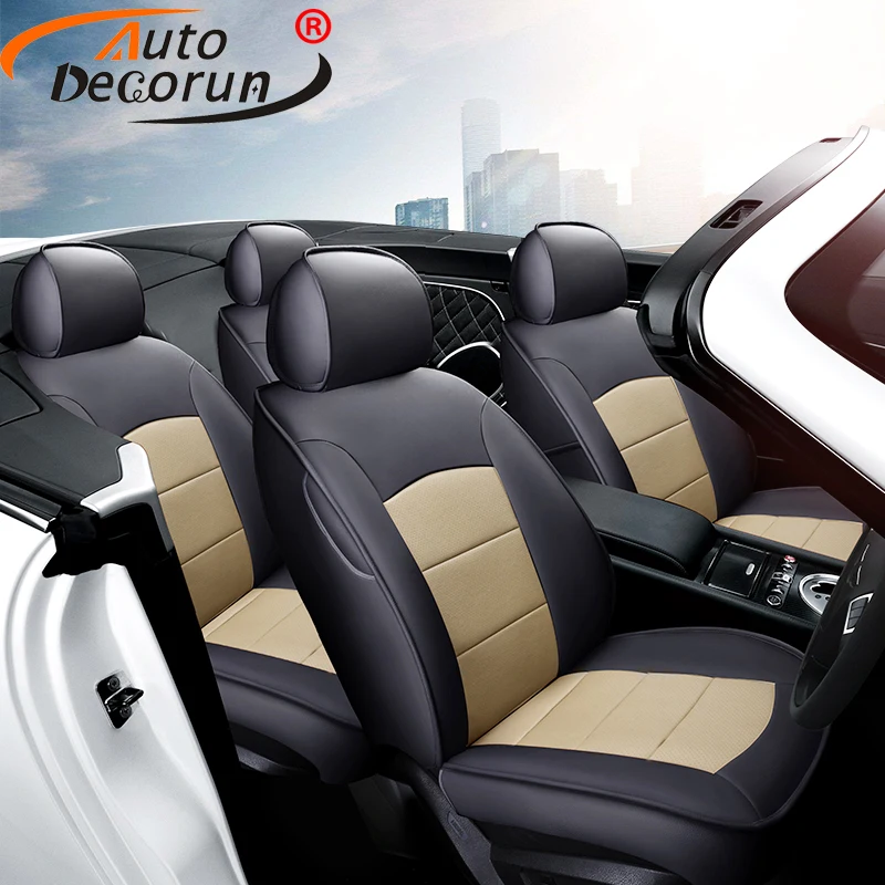 AutoDecorun Custom Genuine Leather Covers Car Seat for Suzuki Jimny Seat Cover Set Accessories