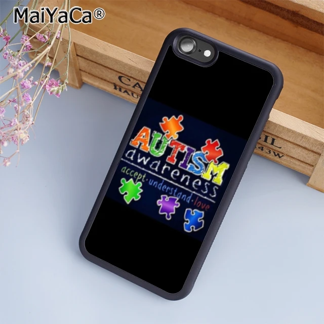 

MaiYaCa Autism Awareness puzzle Phone Case Cover For iPhone 5 6s 7 8 plus 11 pro X XR XS max Samsung S6 S7 edge S8 S9