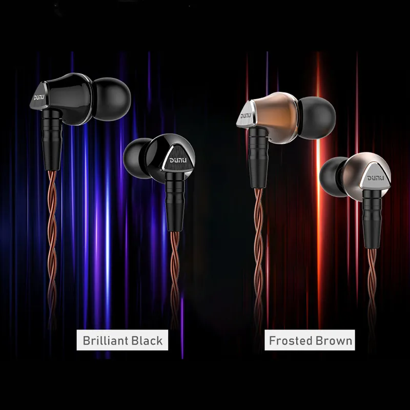 Оригинальные настоящие диафрагменные динамические Hi Fi стереонаушники DUNU TITAN 6 из