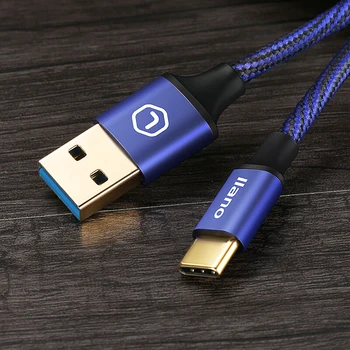 

llano type-c data cable USB 5A for millet 5/Huawei p9/glory 8/TVPlus 2/head C-type USB charging cable braided fast usb-c cable