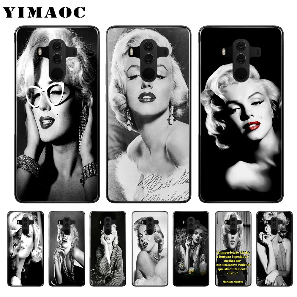 

YIMAOC marilyn monroe image Soft Case for Huawei Y5 Y6 Y7 Prime Y9 Mate 10 20 Lite Pro Nova 2i 3 3i 4 Lite