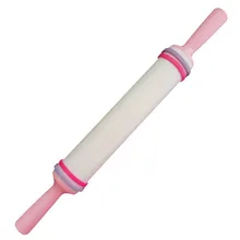 Горячая 26 см скалка для помадки скалка для торта инструмент для придания формы мастике инструменты для украшения с силиконовым направляющим Кондитерские инструменты