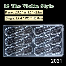 BAKEST Пластик Материал Скрипки Форма Шоколад Плесень