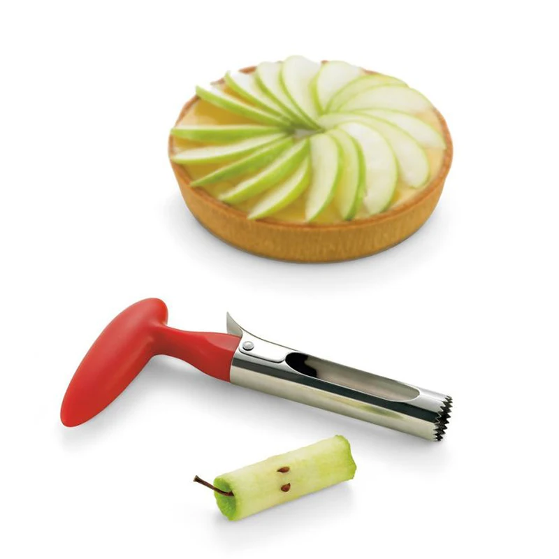 1 шт. многофункциональная овощерезка Простой нож из нержавеющей стали для нарезания яблок ядро удаление гаджета фрукты-едят Кухонные гаджеты фруктовый слайсер