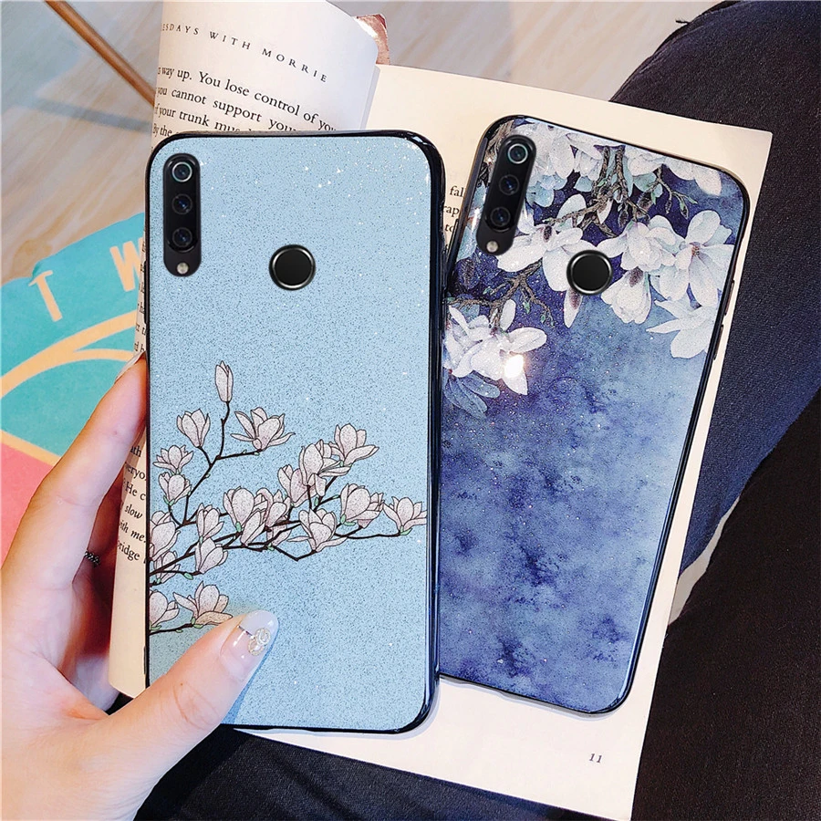 Shiny Magnolia Flower Hard Case For huawei honor 10i case Soft Border Cover 20i 20 lite Huawei enjoy 9s maimang 8 |