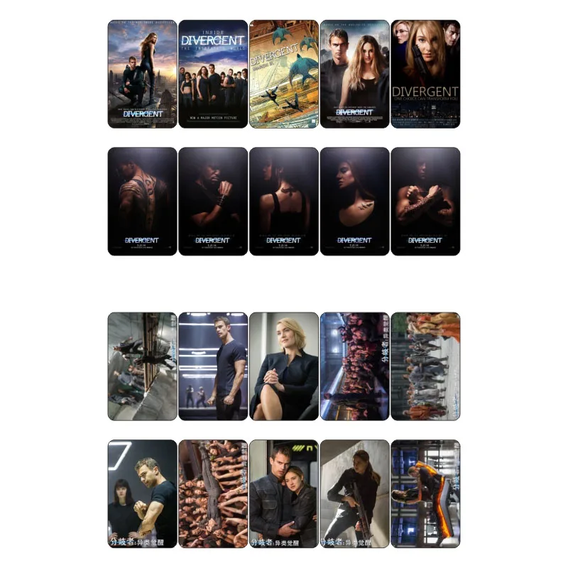 

1 PCS Divergent Movie Theme Poster DIY Sticker Post It Decor Scrapbooking Diary Mohamm Sticker Flakes