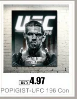 UFC 196 Conor McGregor VS Nate Diaz художественный настенный Шелковый плакат 13x16 дюймов картина для декора гостиной-008