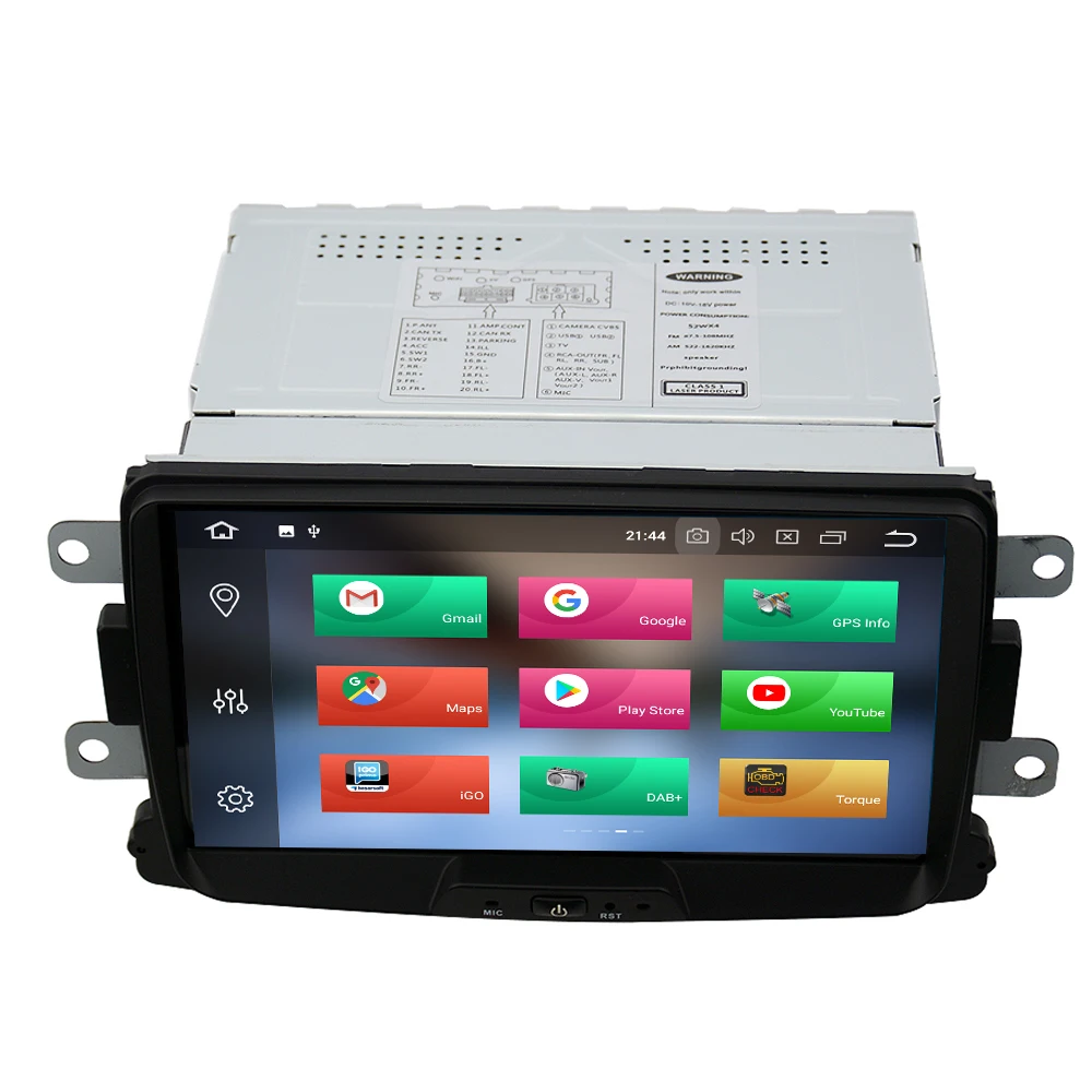 Sale EKIY Car Multimedia Player Android 9.0 Automotivo 1 Din For Dacia Sandero Duster Renault Captur Lada Xray 2 Logan 2 GPS 4G+32G 3