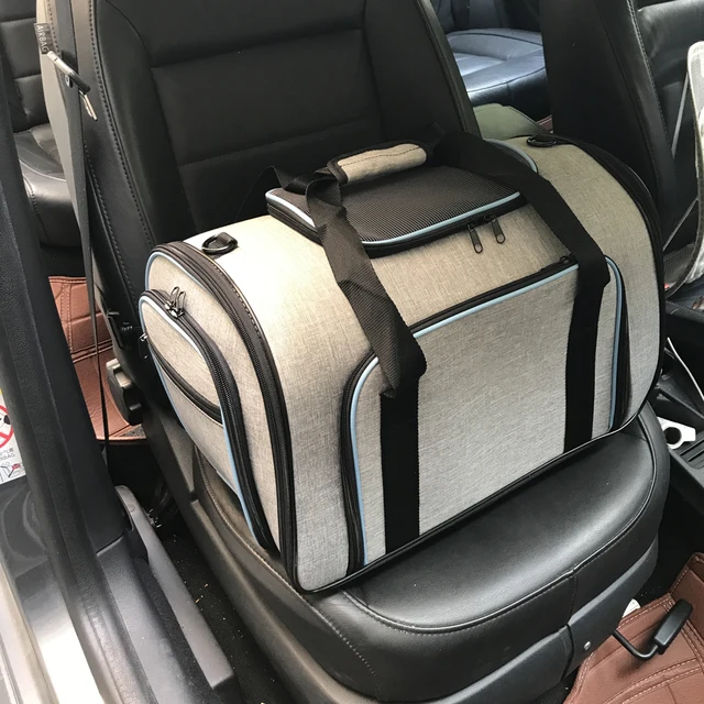 Pet Carriers Four Sides Expanded Dog Carriers Pet Car Travel Bag Expandable Pet Cat Puppy Dog Bag Slings Tote For Small Animals 4