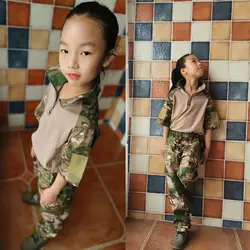 Тактическая Военная Униформа Боевая тактическая спецназ камуфляжная одежда уличная тренировочная Военная униформа для детской армии