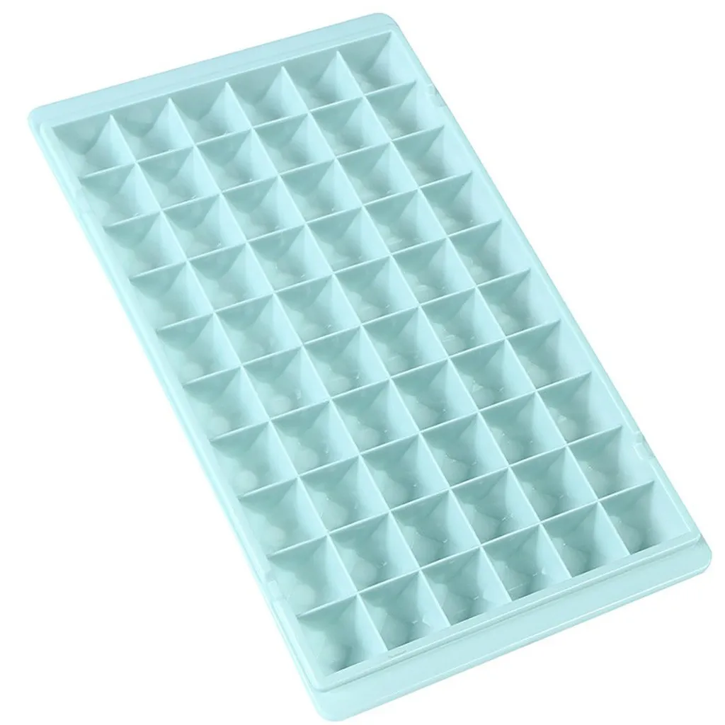 60 сетки льда производитель кубиков формы квадратные из силикона поднос льда легко отпустите самодельный лед плесень кухонные гаджеты# L