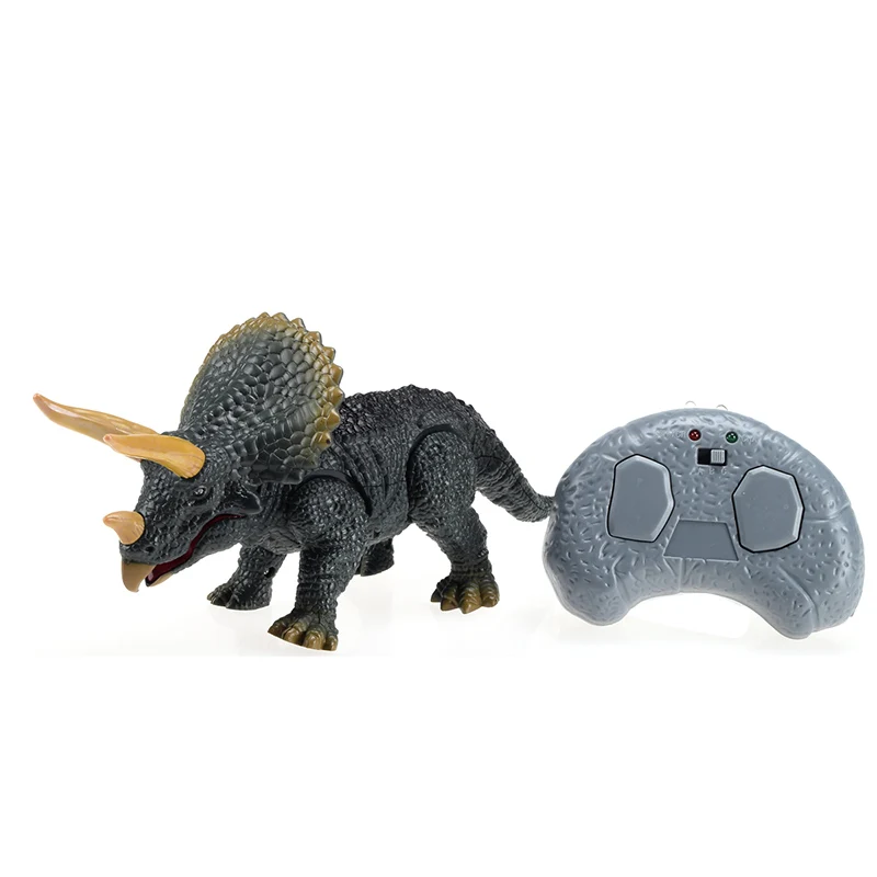 EBOYU RC Dinosaur Remote Control Animal Dino Triceratops Car Electronic Toy Sound, Walking Legs, Glowing Eyes Kids Birthday Gift 3