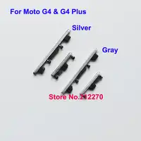 YUYOND Original New Side Button Power On Off Volume Button For Motorola Moto G4 G4 Plus XT1644 XT1624 XT1622 Replacement 50set