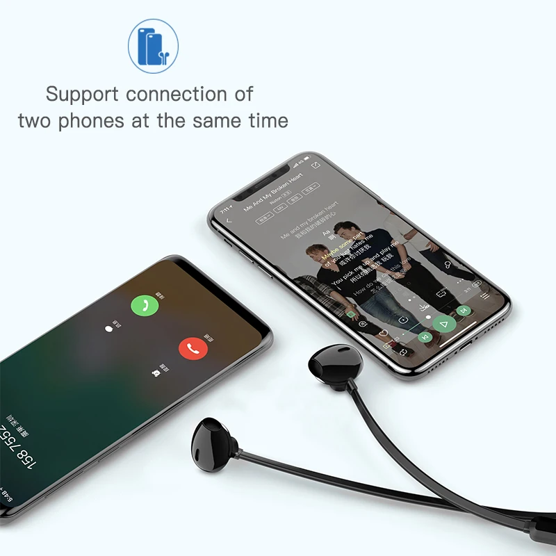 Baseus S11A Bluetooth беспроводные наушники спортивные Bluetooth V4.2 гарнитура наушники для iPhone Xiaomi Handsfree Bluetooth наушники