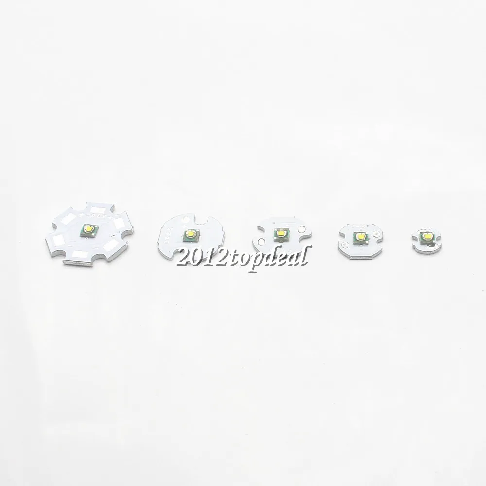 

10pcs CREE XPE R3 3W LED Emitter Chip Bulb lamp Light Moulde Cool White with 8mm 12mm 14mm 16mm 20mm pcb base