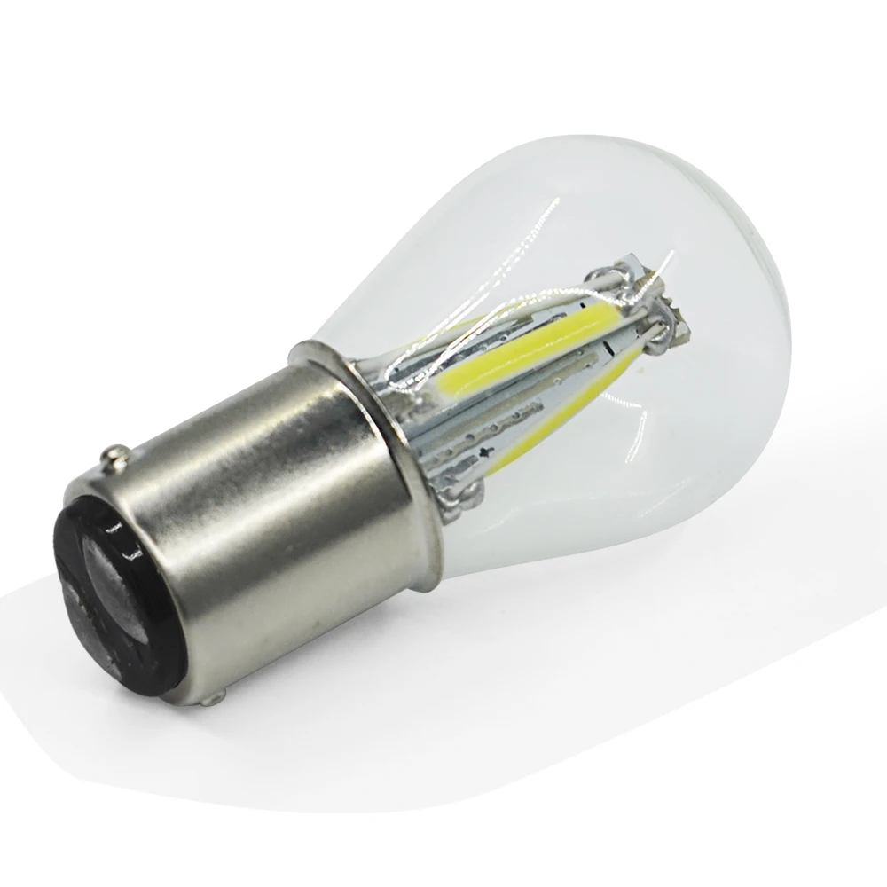 2 шт. Стекло COB 4SMD автомобилей сигнала поворота светильник 1156 BA15S PY21W BAU15S 1157 BAY15D 4