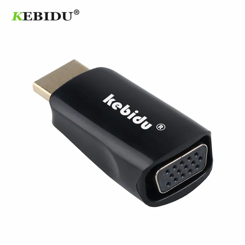 Адаптер Kebidu HDMI в VGA кабель переходник типа Папа мама с поддержкой HD 1080P HDTV адаптер