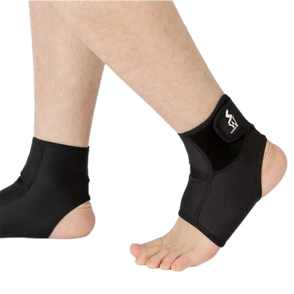 

Adjustable Ankle Support Pad Protection Elastic Bandage Ankle Brace Guard Sprains Injury Wrap Heel Pad for Basketball