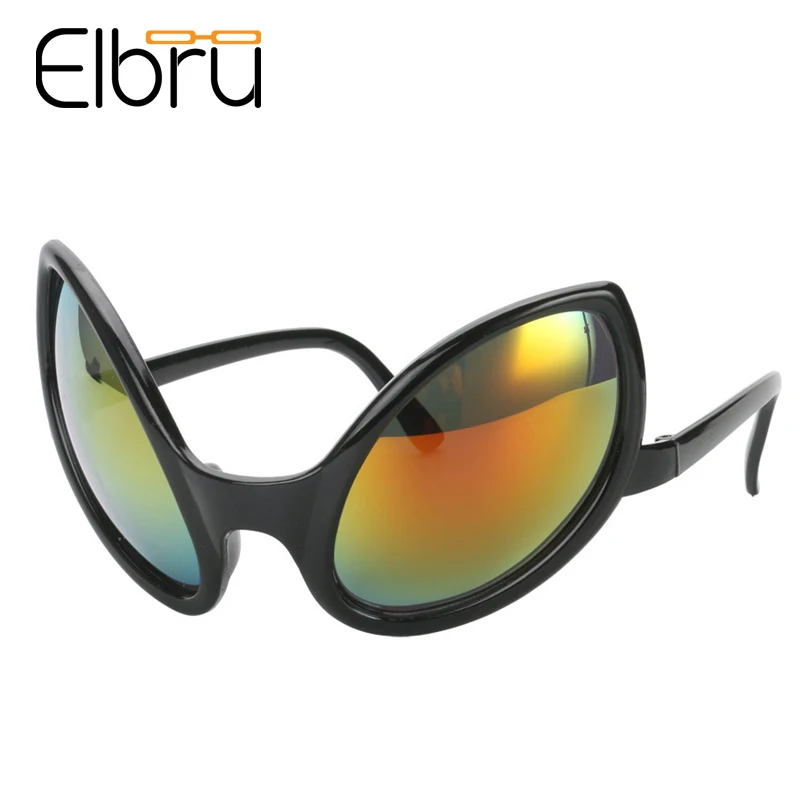 

Elbru Funny Alien Sunglasses Men Novelty Costume Mask Sun Glasses Women Party Halloween Photo booth Props Eyeglasses Eyewear