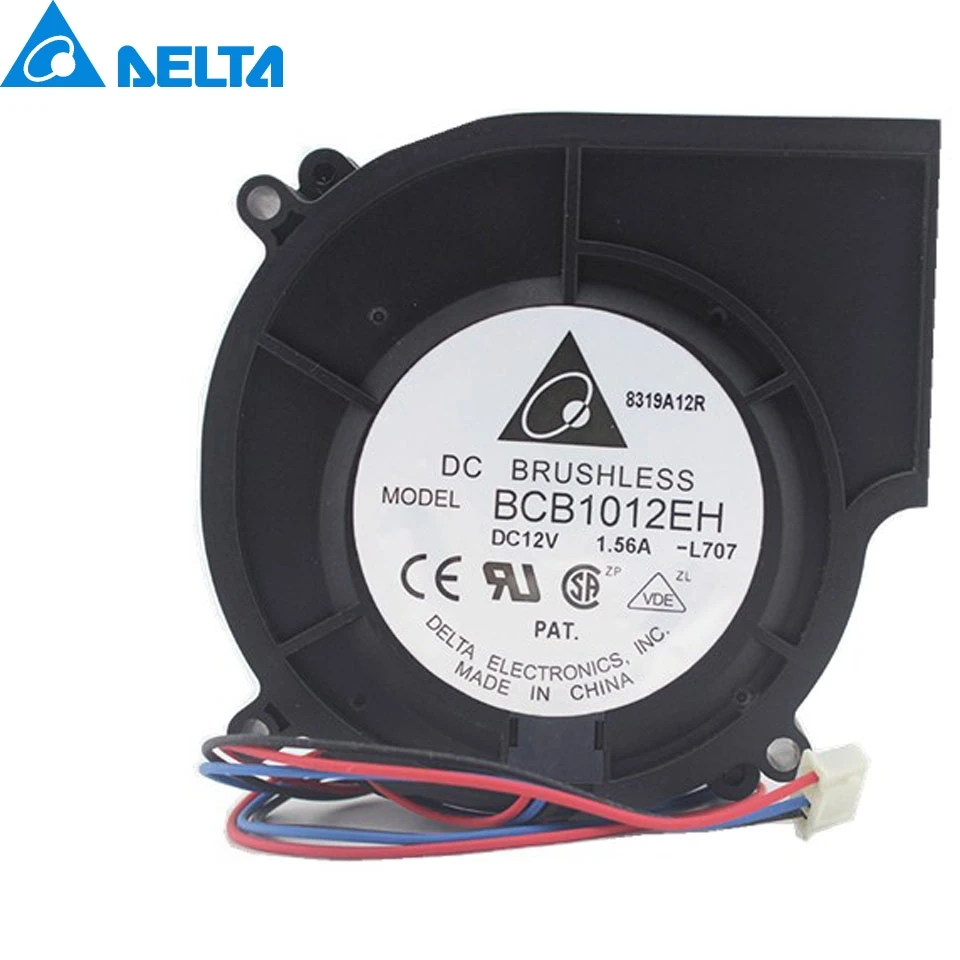 1 шт. BCB1012EH 9725 97x94x25 мм DC12V 1.56A 3 контактный PWM центробежный турбины вентилятора