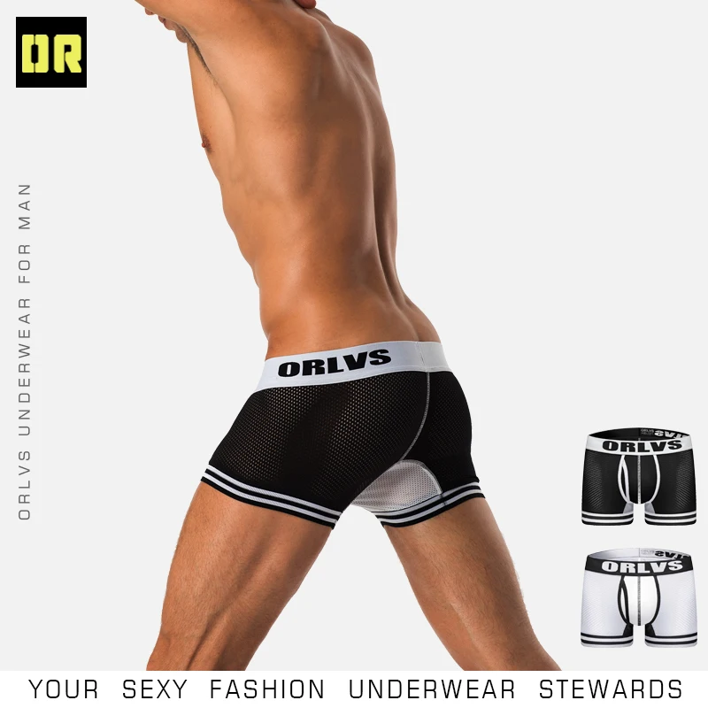 

CMENIN Brand 3D Pouch Boxer Men Underwear Sexy Cotton mesh Boxershort Men Ropa Interior Boxer Shorts Man Black White OR599