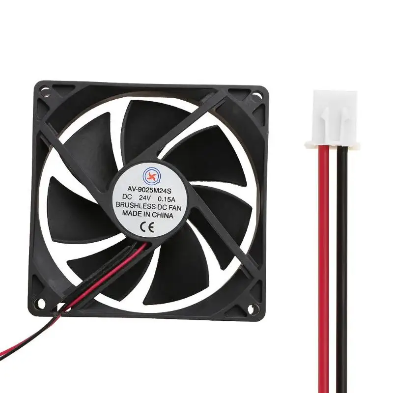 Низкий уровень шума AV 9025M24S DC24V 0.15A 92x92x25 мм охлаждающий вентилятор охладитель