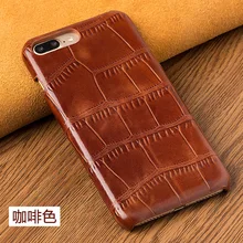 Back Case For Xiaomi Mix 2 MiMix2 Crocodile Texture Genuine Leather Mobile Phone Rear Cover For Mi Mix2 + Free Gift