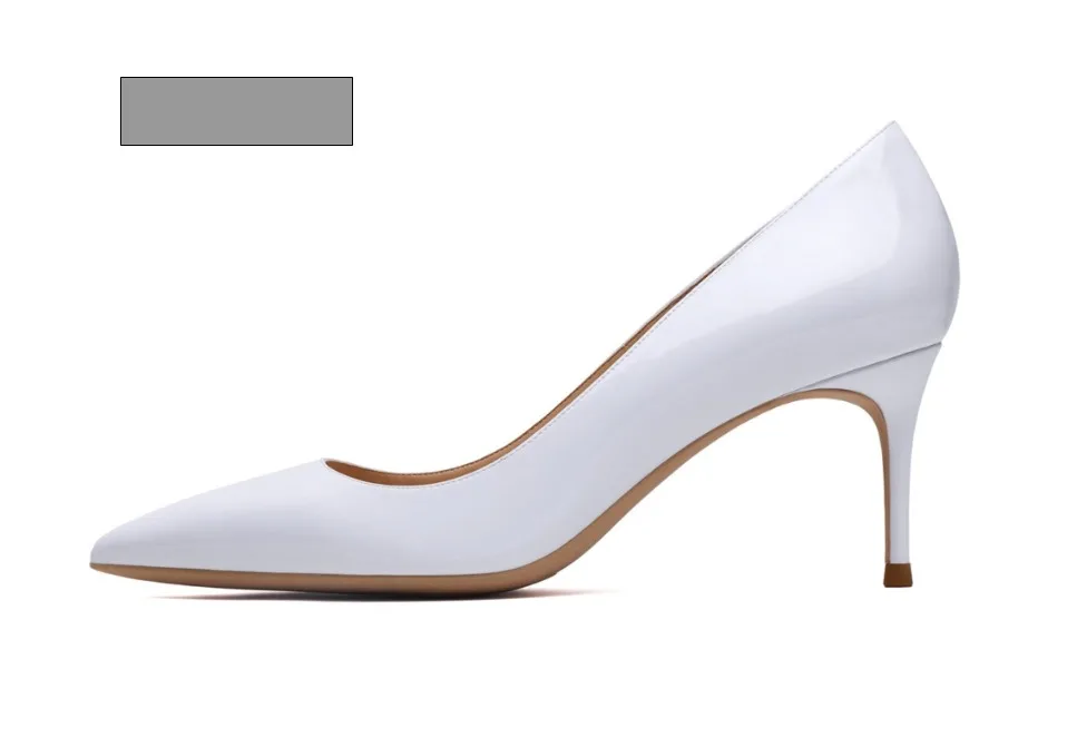 KATELVADI/Женская обувь бежевого цвета туфли из лакированной кожи модные женские туфли на высоком каблуке 6,5 см K-323