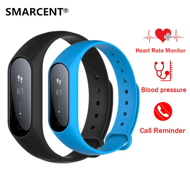 SMARCENT Y2 Plus Smart Band Pulse Heart Rate Fitness Tracker Smart Bracelet Wearable Devices Sleep Monitor