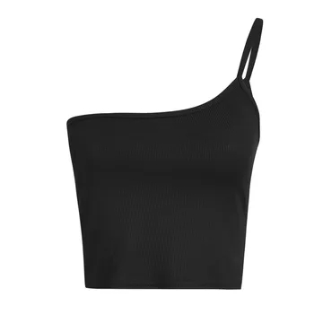 sexy one shoulder tops Womens Summer Sexy Vest Fashion Camisole Sleeveless T-Shirt camiseta tirantes mujer canotte donna #8 sexy one shoulder tops Womens Summer Sexy Vest Fashion Camisole Sleeveless T-Shirt camiseta tirantes mujer canotte donna #8