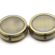 10 шт. Pill Box DIY Металлические таблетки Организатор туристическая таблетница латунь цвет# PY03C