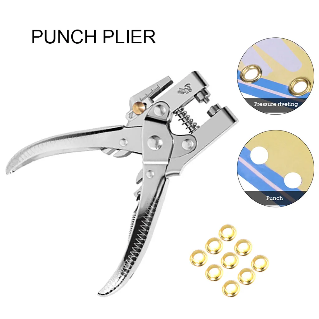 

Hot Hole Setting Pliers Cloth Punch Setting Shoe Grommet Button Snap Leather Bag Belt Setter Rivet Canvas Pincer Eyelet Card
