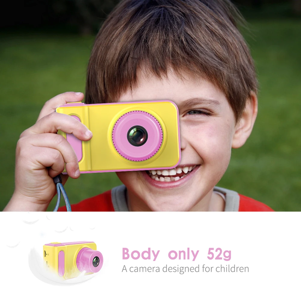 

Kids Camera Sports Double Lens Digital Anti-shake Video Recorder Toy Children Holiday Birthday Mini Lovely Gifts
