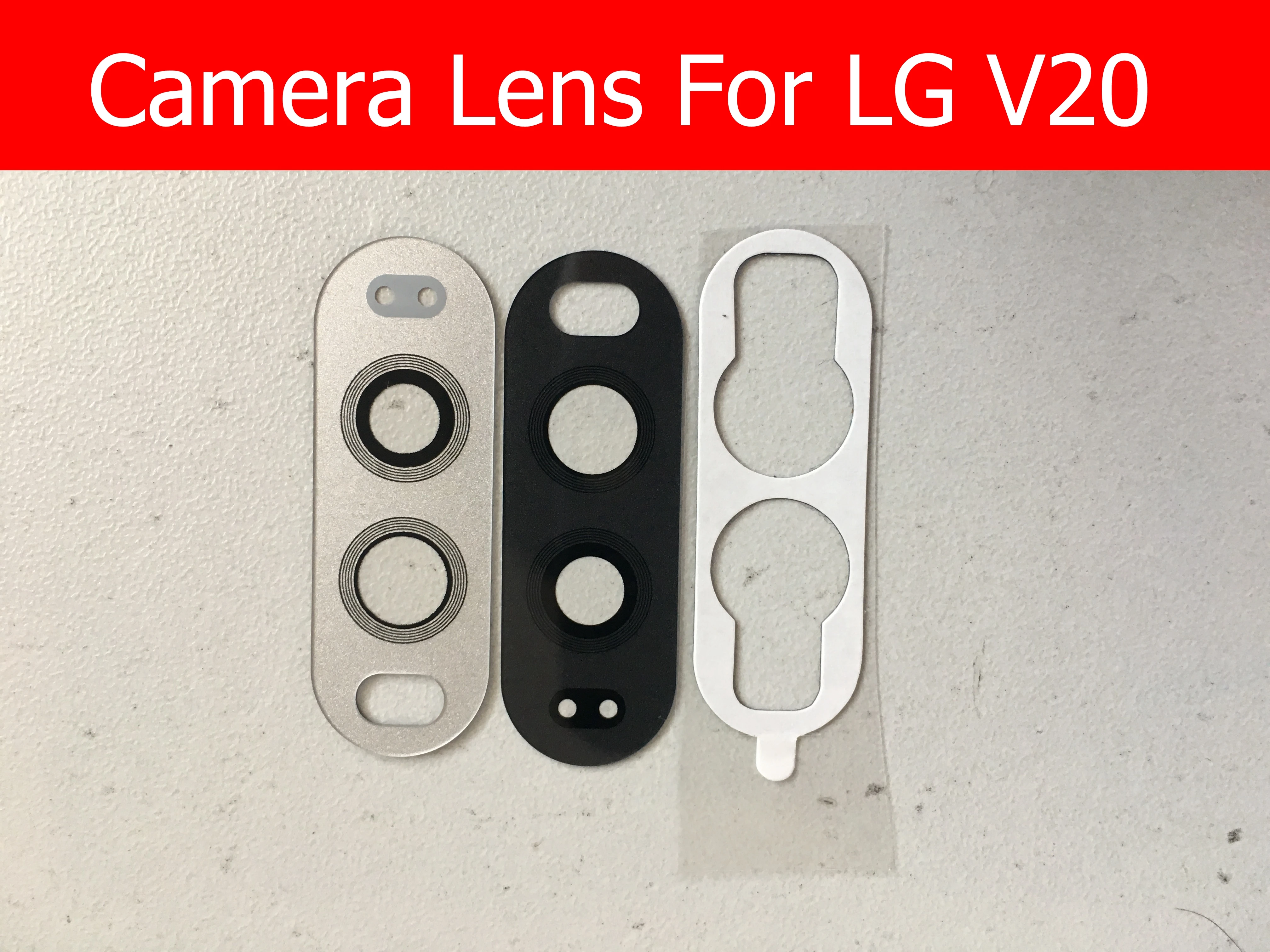 

Genuine Rear Camera Glass Lens For LG V20 Back Camera Glass Lens For LG H990N Lens Cover With Adhesive Sticker Replacement