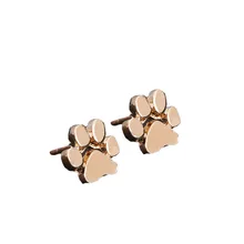 1 Pair Cat Dog Paw Shape Stud Earrings Cute font b Pet b font Paw Print