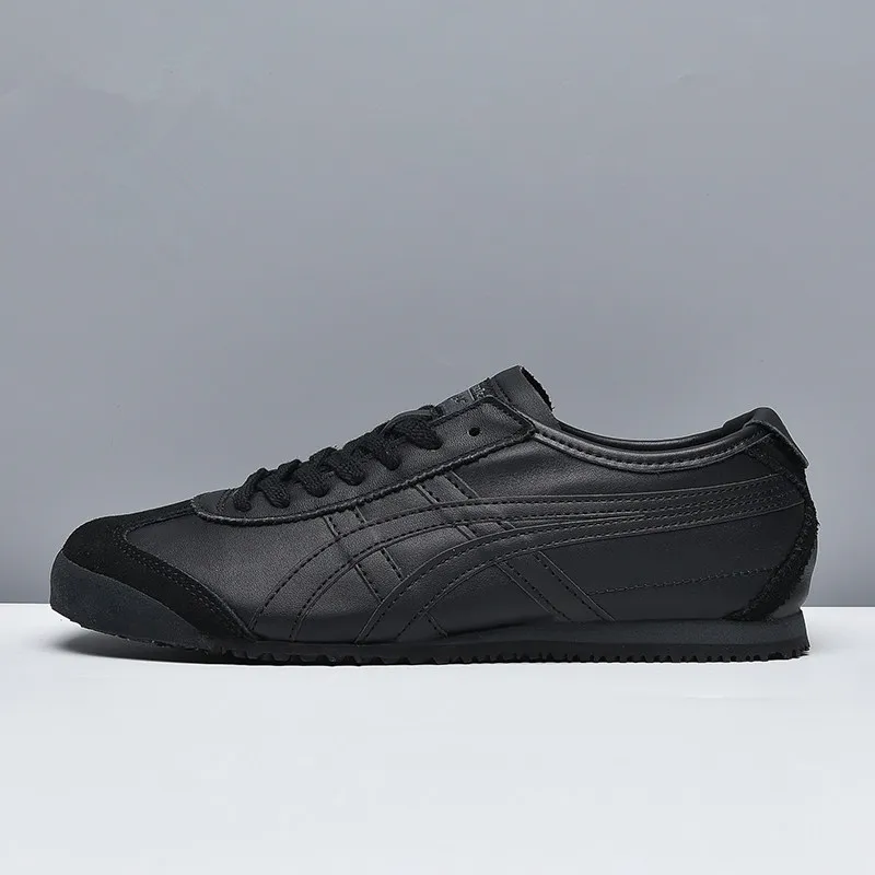 onitsuka tiger all black leather