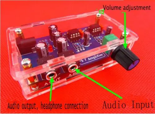 Diy наборы DC 12 В портативный усилитель для наушников доска комплект AMP модуль комплект для Классический 47 с оболочкой