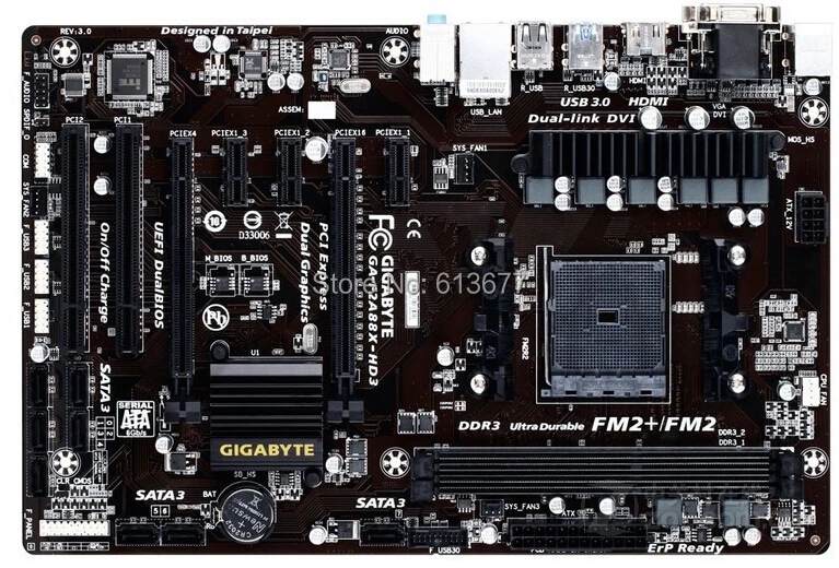 

Free shipping 100% original 100% new motherboard for Gigabyte GA-F2A88X-HD3 FM2+/FM2 DDR3 Desktop mainborad