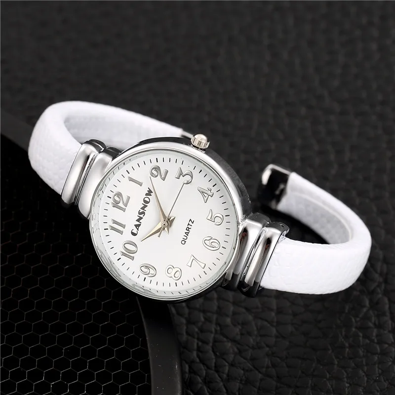 Модный браслет Montre Femme Reloj Mujer кожаные часы из нержавеющей стали оптом кварцевые наручные часы женские новые Прямая
