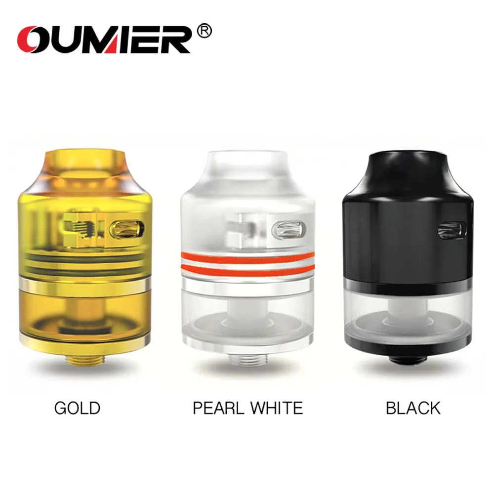 Оригинальный oumier WASP NANO rdta TANK 2 мл распылитель 22 мм Диаметр регулируемый поток воздуха Системы и легко здание палубе VS MELO 3/Melo 2