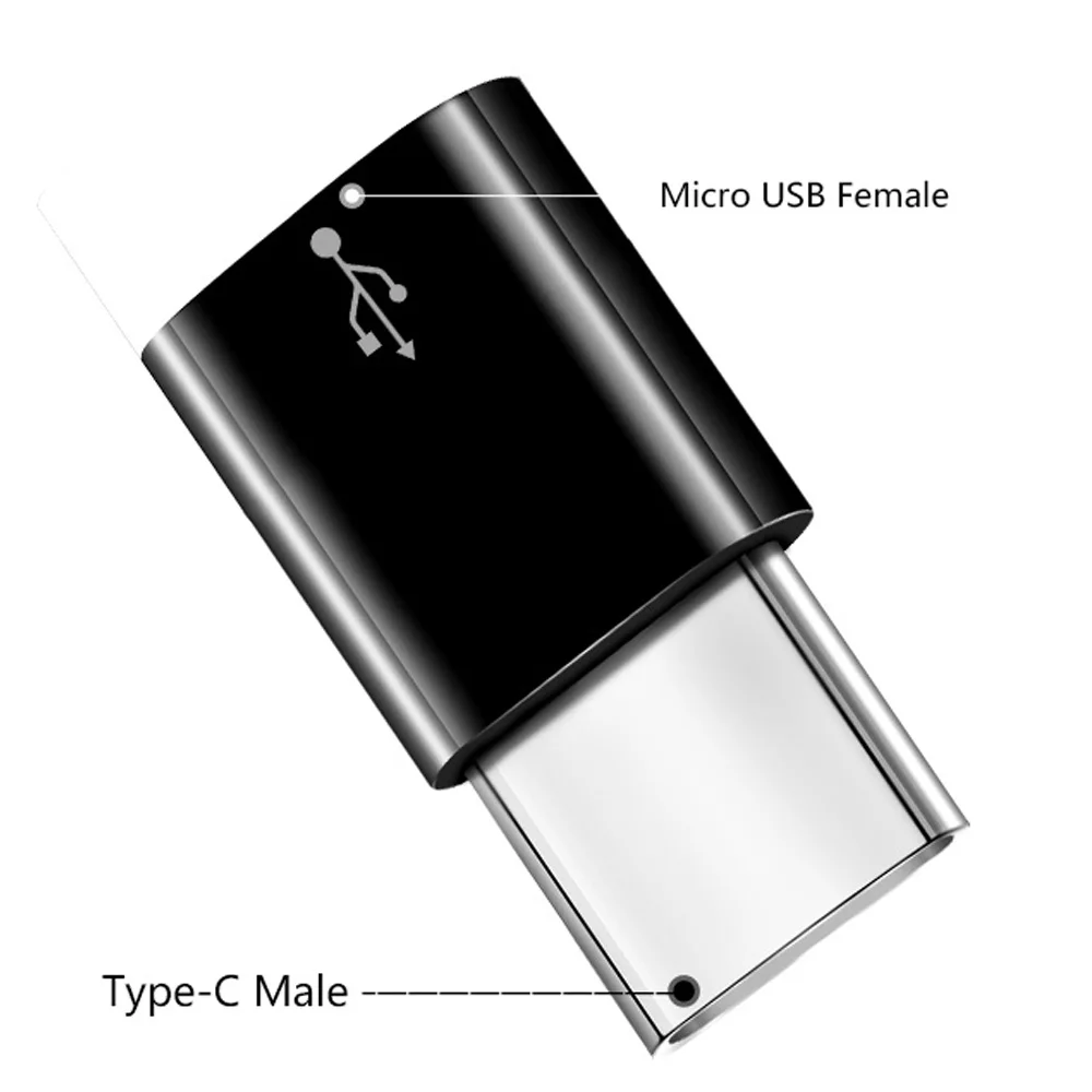 Micro Usb To Type C OTG Adapter For Xiaomi Mi 10 Redmi Note