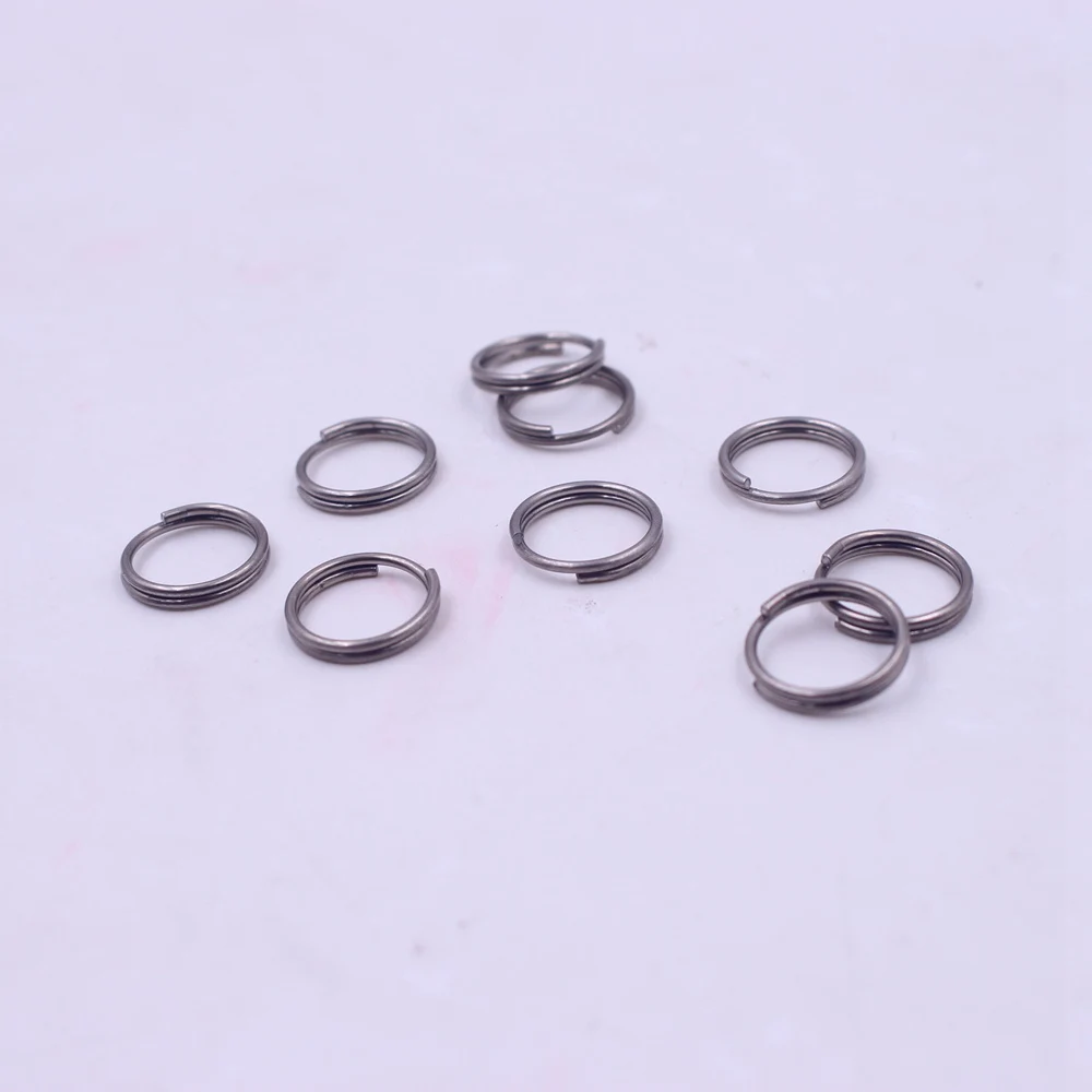 20pcs 1.0 * 6 / 1.2 12MM Stainless Steel Double Circle Road Bait Iron Plate Lead Fish With Connecting Ring Fishing Gear | Спорт и