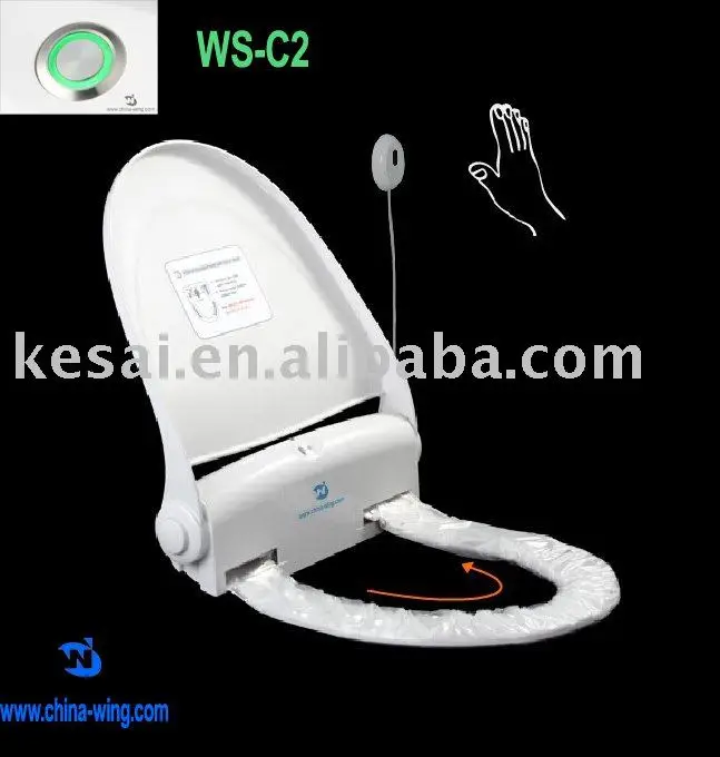 Toilet seat plastic film cover dispenser,Intelligent Sanitary Toilet