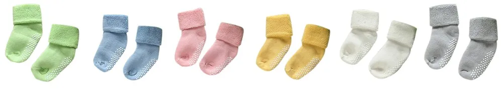 0-3-year-old-cotton-baby-socks-Autumn-and-winter-thick-terry-baby-socks-solid-color-socks-for-children-kids-Antiskid-socks--2